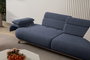Atelier Del Sofa Sofá de 3 Plazas Bonjo Silver - Navy Blue